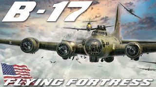 B-17 Flying Fortress. The American Mighty Bomber Of WW2. Upscaled HD Documentary