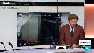 Fake images of Russian 'mobile crematorium' in Ukraine • FRANCE 24 English