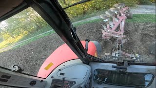 Moja pierwsza orka Massayem, wrażenia, wady, zalety. Massey Ferguson 6490 pług naud 6 skibowy