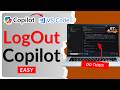 How to Logout of GitHub Copilot in VSCode (Quick & Easy 2026 Full Guide)