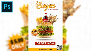 Food Poster Design - Photoshop Tutorial #photoshop #photoshoptutorial