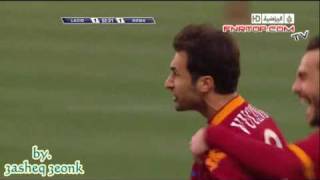 هدف روما الاول في مرمى لاتسيو في الدوري الايطالي الاسبوع  34  2009 2010
