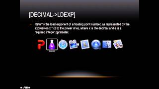 Lasso Programming: [decimal→ldexp]