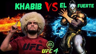 UFC 4 | Khabib Nurmagomedov vs. EL Fuerte (Super Street Fighter ) | EA sports UFC 4 | epic Fred