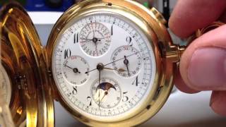 Antique minute repeater pocket watch.