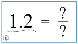 1.2 as a Fraction (simplified form)