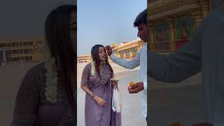 Model Sangeetha Saree New Video | Mantralaya Shree Guru Raghavendra Temple Highlight Video Shorts