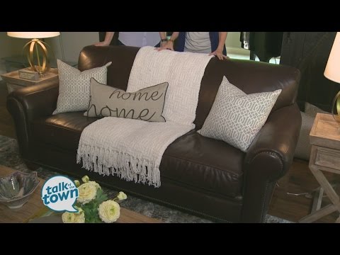 The Decorologist Kristie Barnett Showed Ways to Brighten Up a Dark Sofa The Decorologist Kristie Barnett Showed Ways to Brighten Up a Dark Sofa