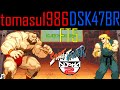 Street Fighter Alpha 2 - tomasu1986 [Rose/Zangief] vs DSK47BR [Ken] (Fightcade FT5)