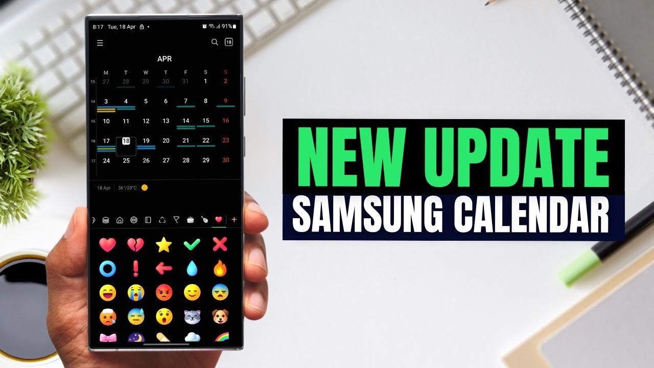 Brand New Update On SAMSUNG CALENDAR App For Samsung Galaxy Phones ...