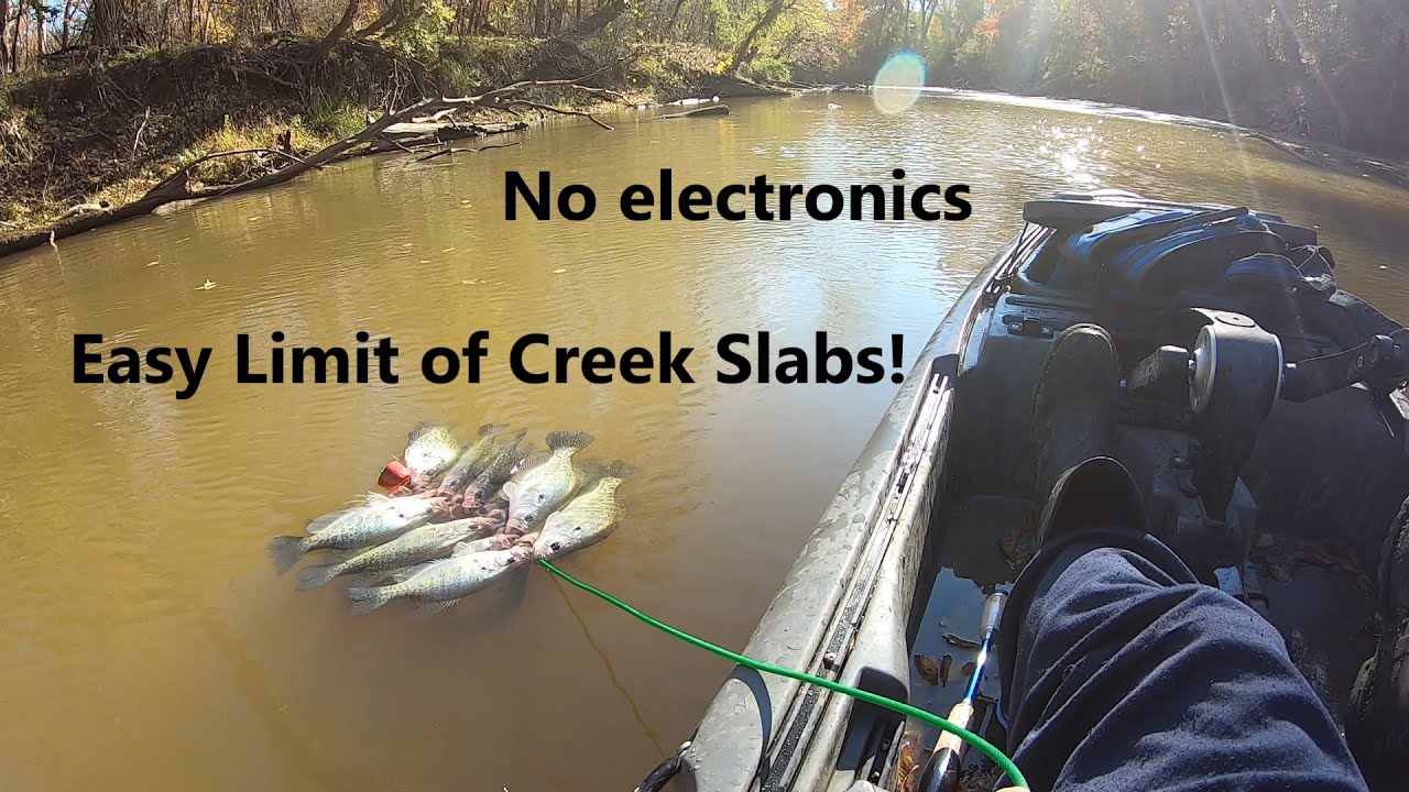 Easy Old School Creek Crappie Limit! No Electronics, Jig And Bobber And ...