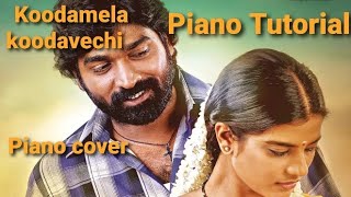 Koodamela koodavechi|Piano cover|Piano tutorial|Rummy tamil movie song