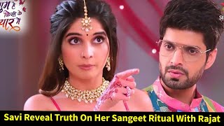 Lost in Love Starlife||Savi Reveal Truth on Her Sangeet Ritual With Rajat