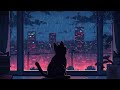 Sleepy rainy nights 💤 Lofi cat mix 😸 Beats To Sleep / Chill To