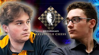 ¡GOLPEA PRIMERO CON UNA PARTIDA PERFECTA🤯💥! | Keymer vs. Caruana | (Freestyle Chess gran final)