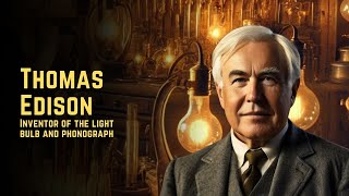 Thomas Edison – Inventor of the light bulb and phonograph