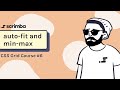 CSS Grid Course: auto-fit & minmax