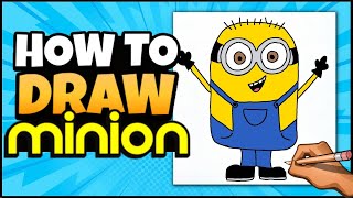 How to Draw a Minion | Art for Kids | Guided Drawing