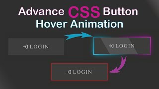 Advance CSS Button Hover Animation | Advance CSS