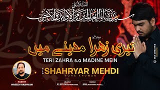 Teri Zahra Madine Mein | Syed Shahryar Mehdi | Aayam e Fatimiyah New Noha 2022/1443| Noha Bibi Zehra