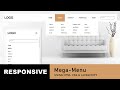 Responsive Mega Menu and Dropdown Menu using only HTML & CSS