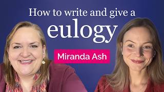 How to write and give a eulogy ✍️
