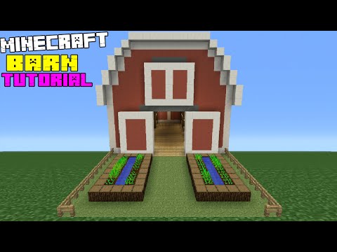 Minecraft Tutorial: How To Make A Barn Minecraft Tutorial: How To Make A Barn