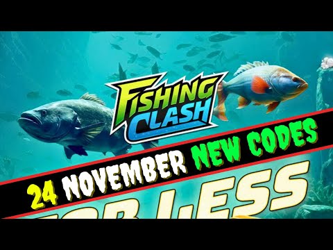 24 ALL NEW FISHING CLASH GIFT CODES November 2023 LATEST FISHING CLASH CODES