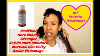 DIY Protein Treatment That Does Not Cause Brittle Hair | Patches Split Ends | Adds Volume and Shine😊