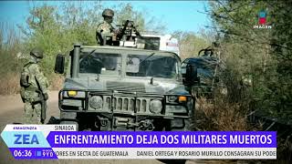 Enfrentamiento en Culiacán deja dos militares muertos | Noticias con Francisco Zea