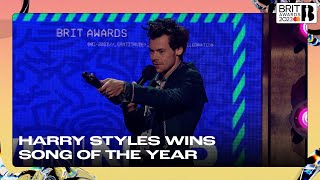 Harry Styles wins Song of the Year | The BRIT Awards 2023