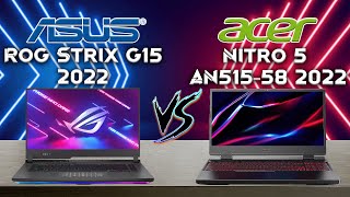 Asus Rog Strix g15 vs Acer Nitro 5 | 2022 | Mid Gaming Best of Laptops today|