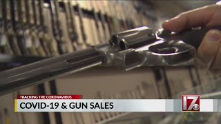 Coronavirus pandemic among reasons a Wake County gun shop is seeing record sales