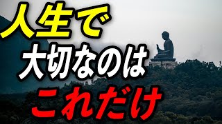 【ブッダの教え】人生で本当に大切なことはたった1つ