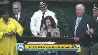 Mayor's Press Conference April 17th, 2024 Ghost Gun Legislation