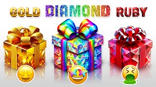 Choose Your Gift...! ⭐️🌈 💖Gold, Rainbow or Ruby | How Lucky Are You? 😱 Quiz Zone