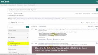 Barry University - Library Services Tutorial: ProQuest Central