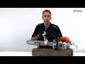 how to sharpen your chainsaw using stihl 2 in 1 guide system