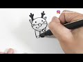 【莎莎愛畫畫】一口氣學會5種2019聖誕節超可愛手繪 ｜diy christmas doodle