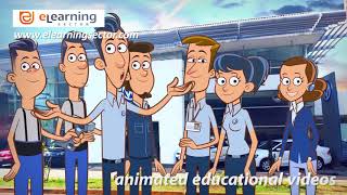 ELEARNING SECTOR ANIMATED TRAINING REEL. Animation applied to elearning.