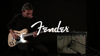 Fender Jim Adkins JA-90 Thinline Telecaster, Natural | Gear4music demo