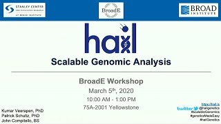 BroadE: HAIL - Practical 1: Import, joining data together, and quality control (QC)