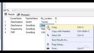 UPDATE QUERY IN SQL