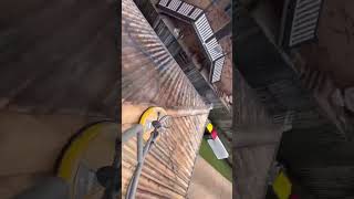 Roof cleaning time