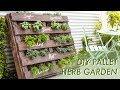 DIY Shipping Pallet Herb Garden | Makeful