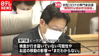 【コロナ専門家会議】「爆発的な感染状況が継続」東京都