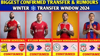 🚨Benzema ⏩ Arsenal ✅,  Mbappé⏩ Liverpool✅, Henderson to Ajax✅ | ALL BIGGEST CONFIRMED TRANSFERS 2024