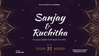 Sanjay  \u0026  Ruchitha  |   Wedding   |   Live Streaming