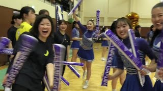 【これやん！これこれ！】【若さ爆発】楽しそうな選手さん？チア合体の応援【関関戦】2023関学ハンドボール応援　西宮上ケ原キャンパス総合体育館2階 大フロア