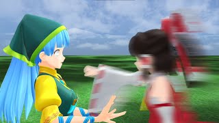 [Touhou MMD] Reimu when stage 6 boss